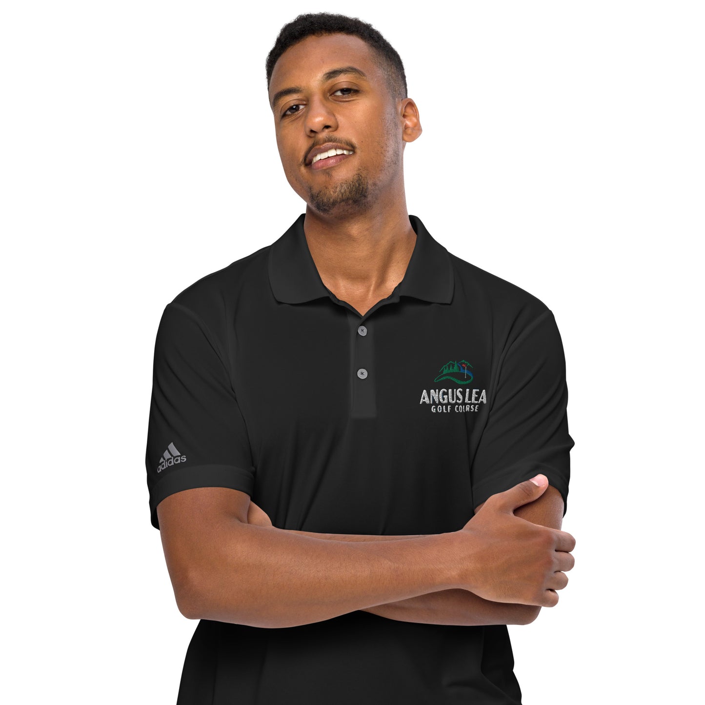 Angus Lea adidas performance polo shirt