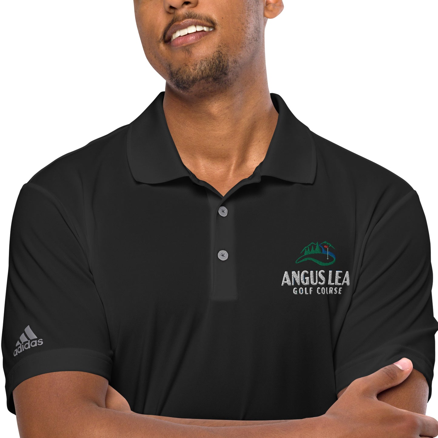Angus Lea adidas performance polo shirt