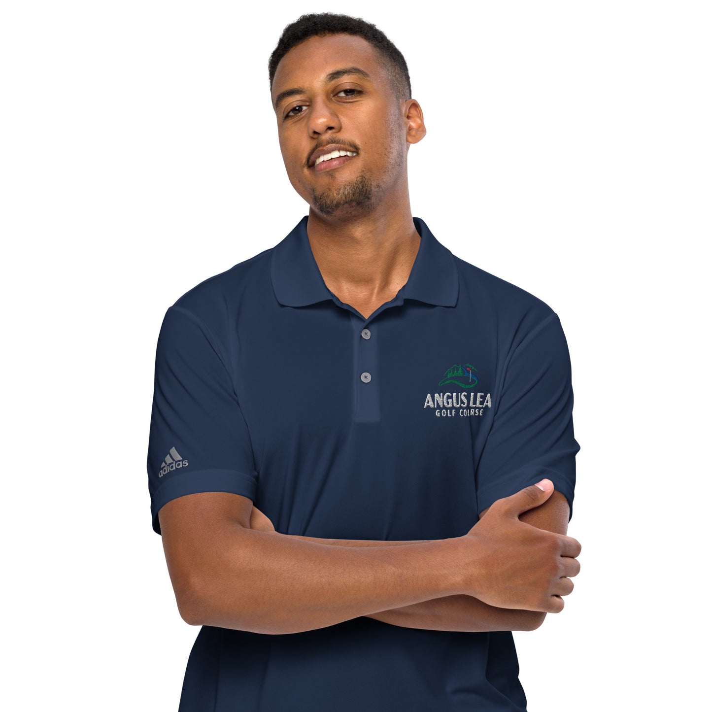 Angus Lea adidas performance polo shirt