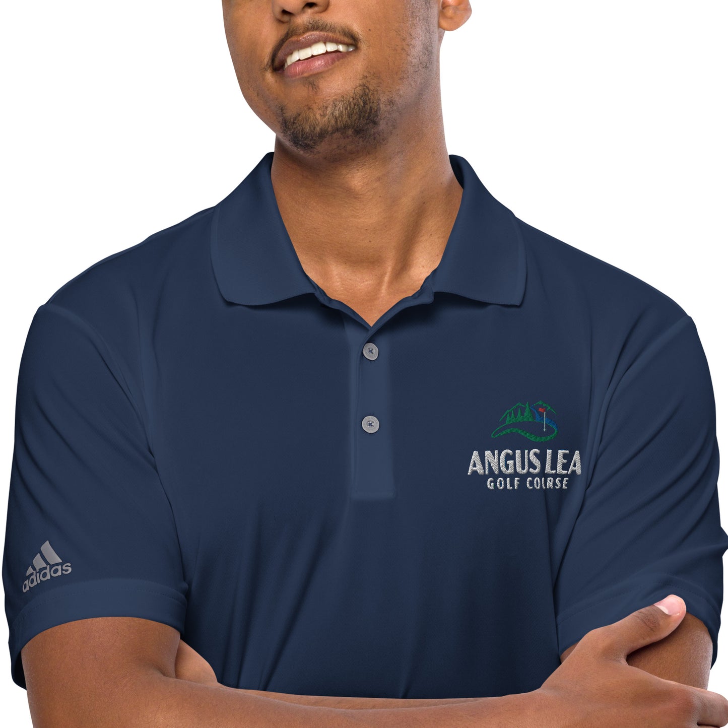 Angus Lea adidas performance polo shirt