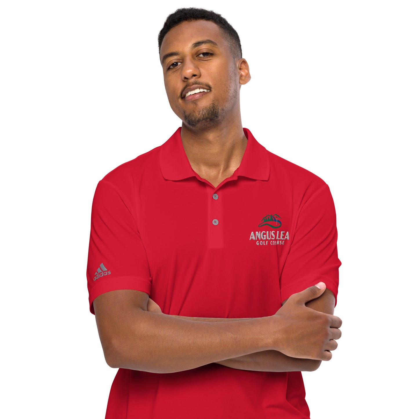 Angus Lea adidas performance polo shirt