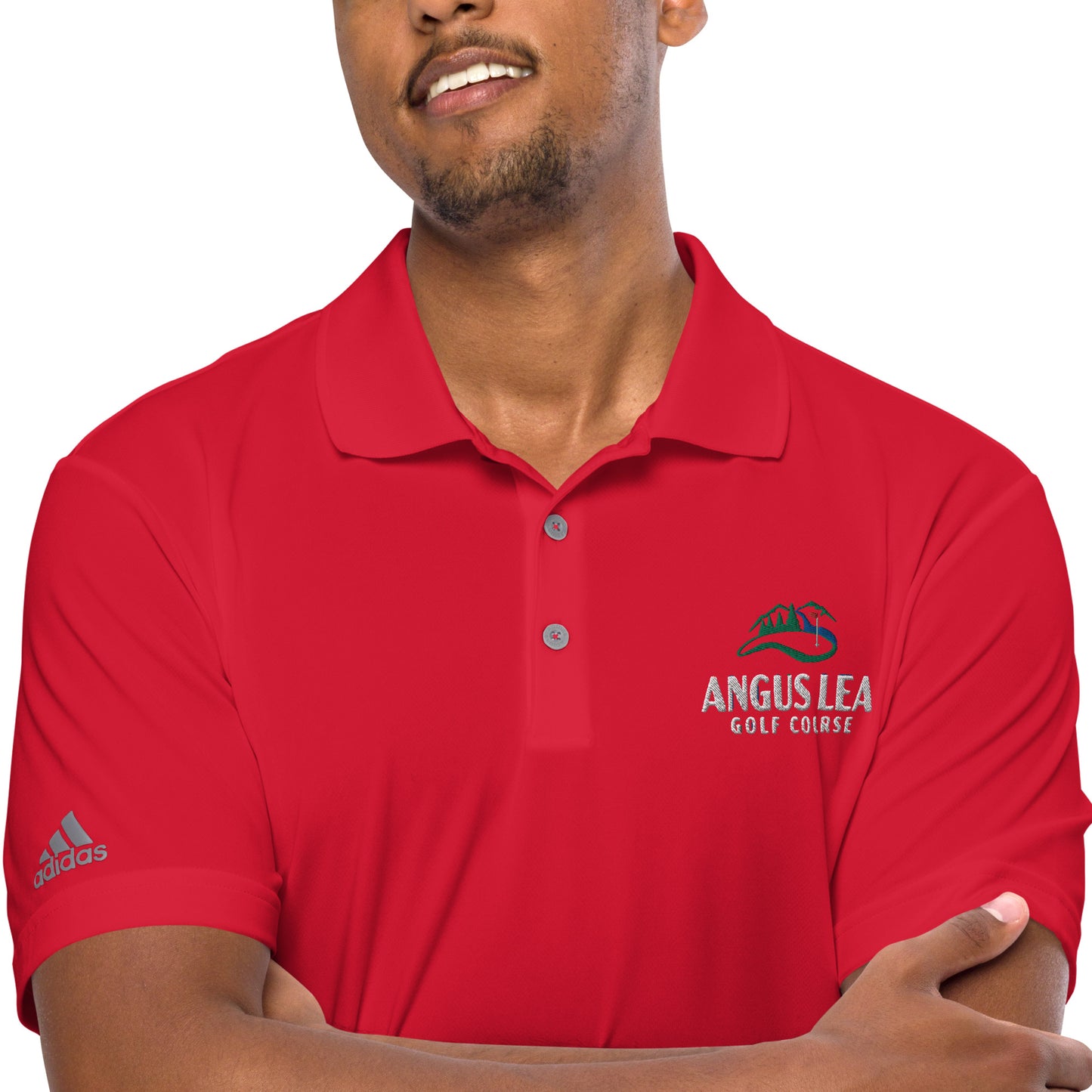 Angus Lea adidas performance polo shirt