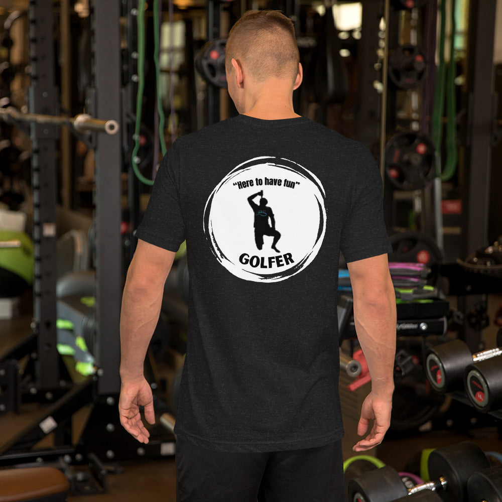 Angus Lea here to have fun Unisex t-shirt