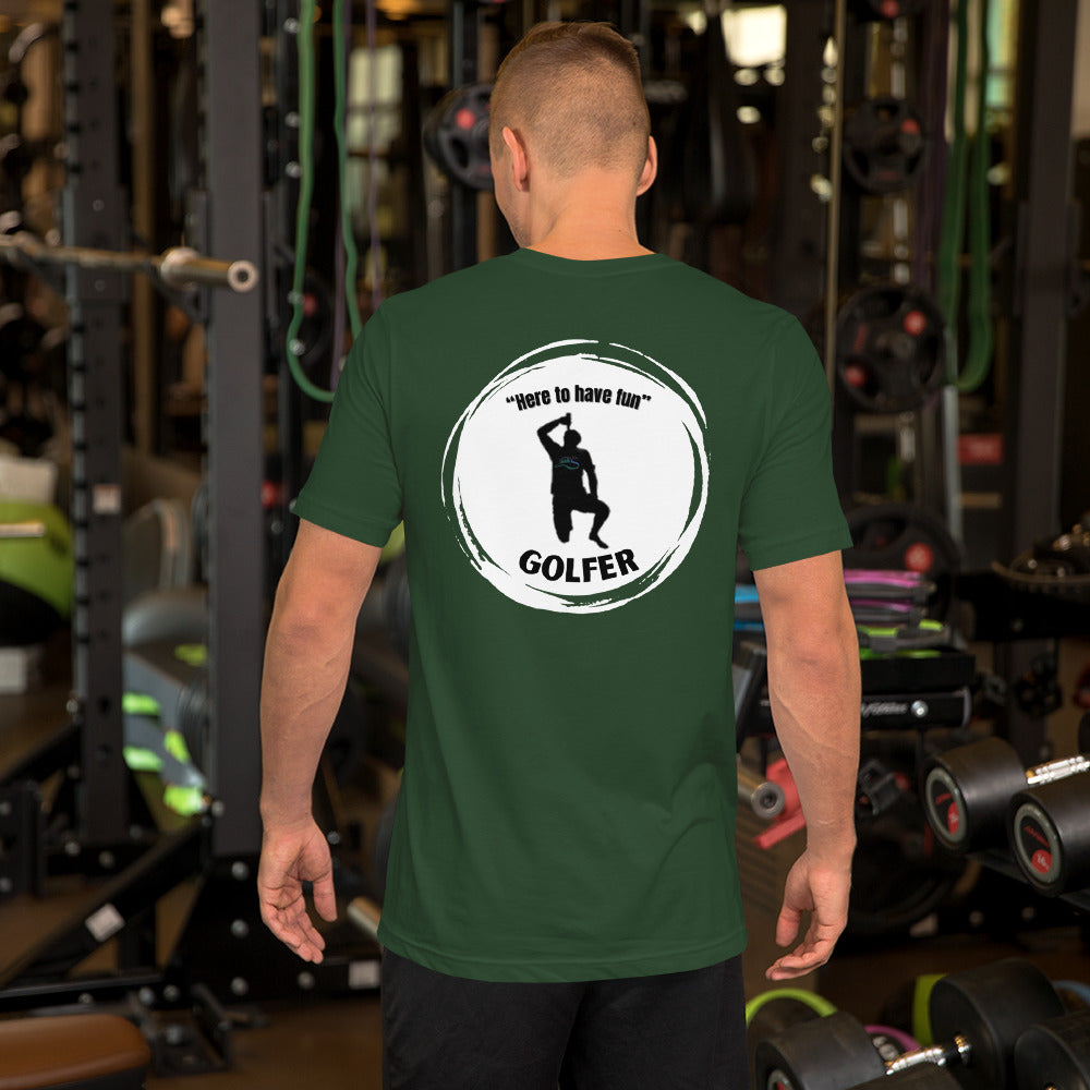 Angus Lea here to have fun Unisex t-shirt