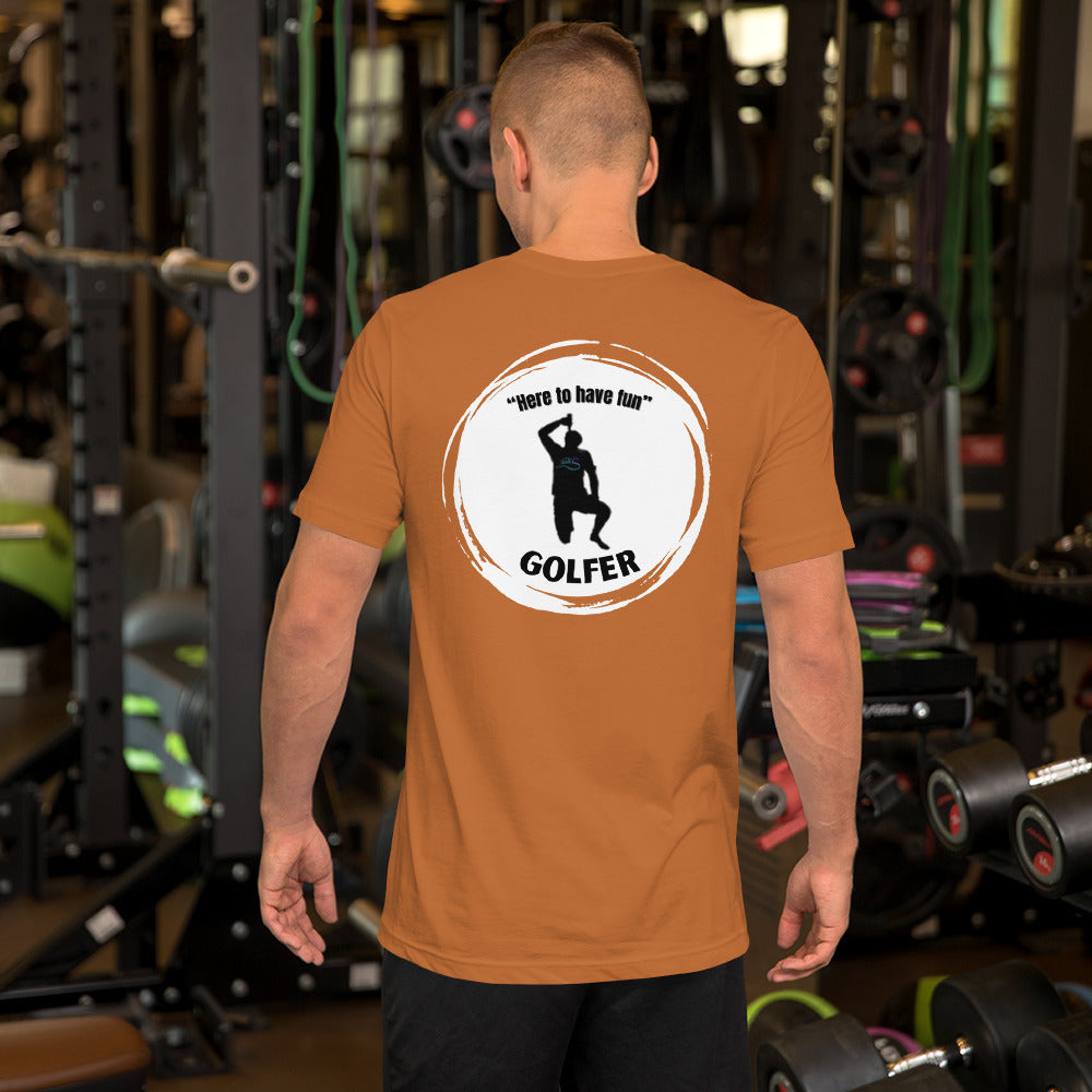 Angus Lea here to have fun Unisex t-shirt